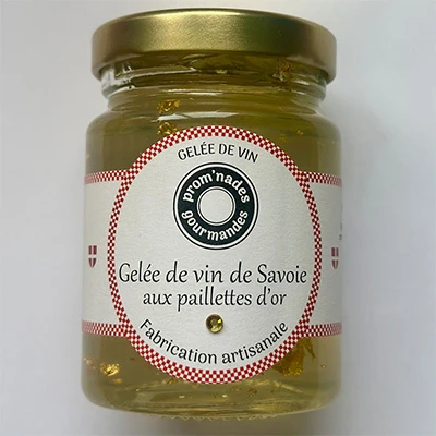 Image for La gelée de vin de Savoie s’habille de paillettes d’or 